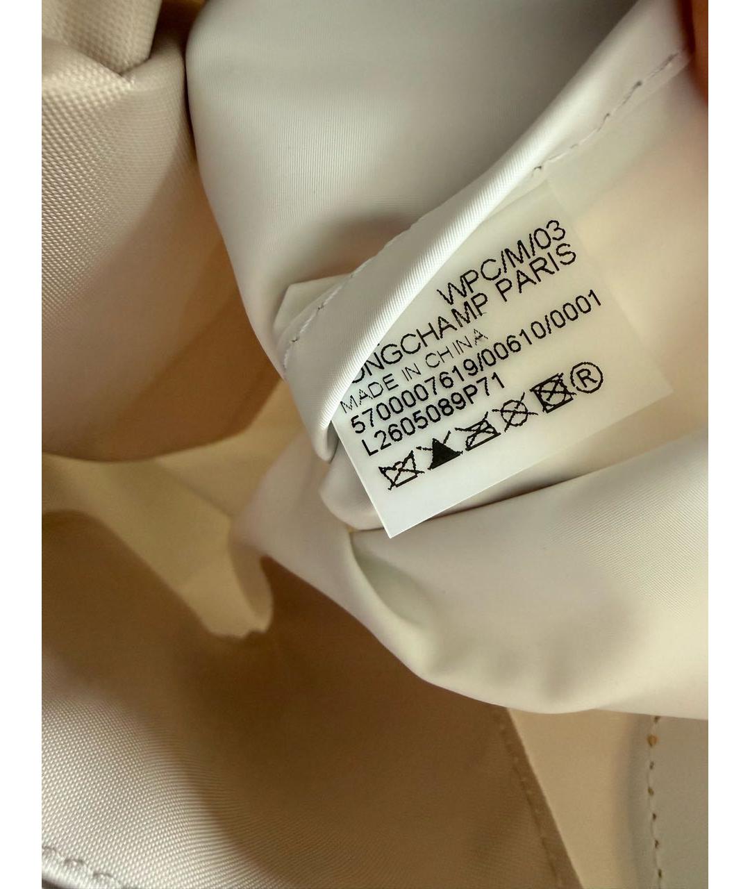 LONGCHAMP Белая сумка тоут, фото 8