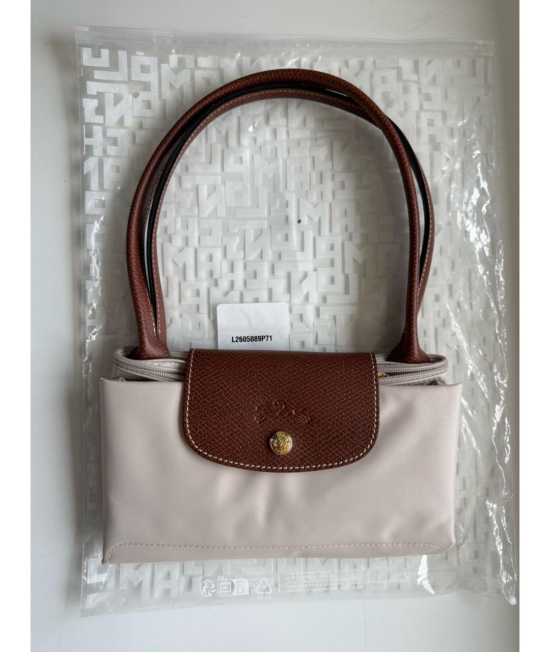 LONGCHAMP Белая сумка тоут, фото 6