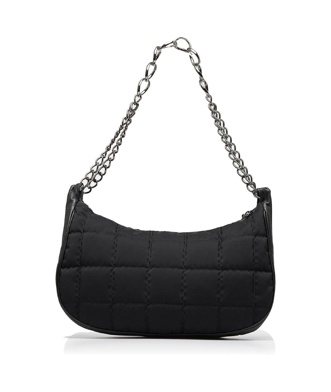 CHANEL Черная тканевая сумка через плечо, фото 2