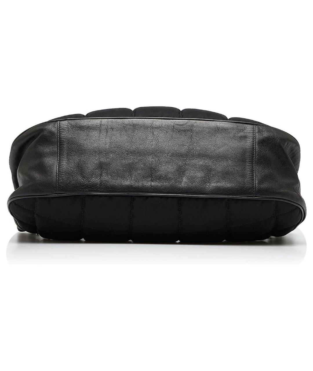 CHANEL Черная тканевая сумка через плечо, фото 3