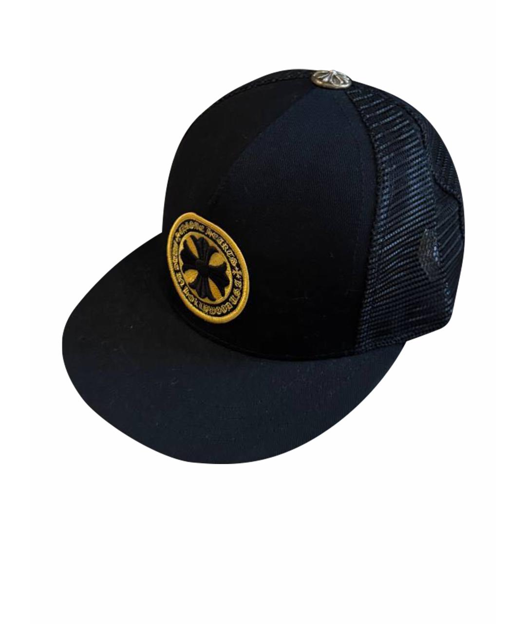 CHROME HEARTS Черная хлопковая кепка/бейсболка, фото 1