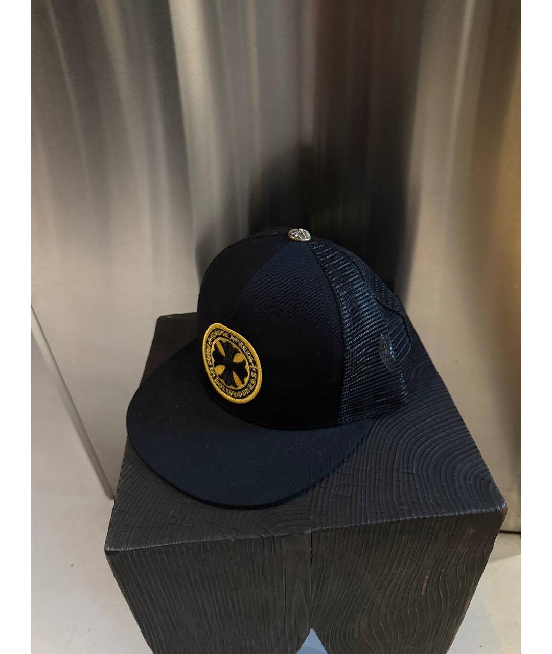 CHROME HEARTS Черная хлопковая кепка/бейсболка, фото 3