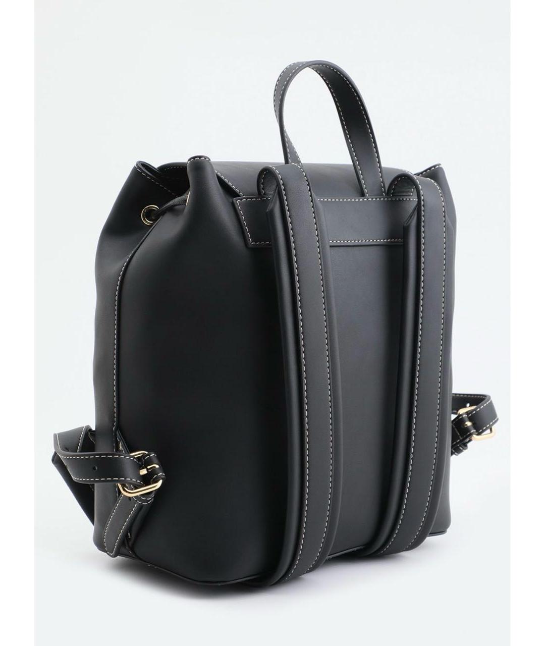 LOVE MOSCHINO Черный рюкзак из искусственной кожи, фото 2