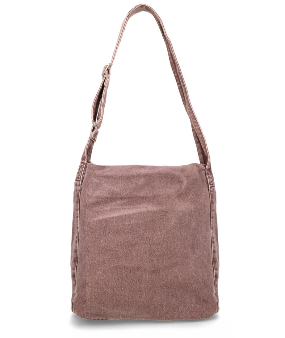 OUR LEGACY Коричневая хлопковая сумка через плечо, фото 2