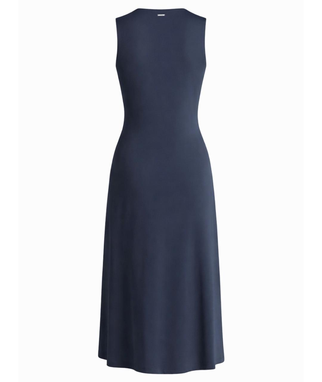 MICHAEL KORS Синее полиэстеровое повседневное платье, фото 2