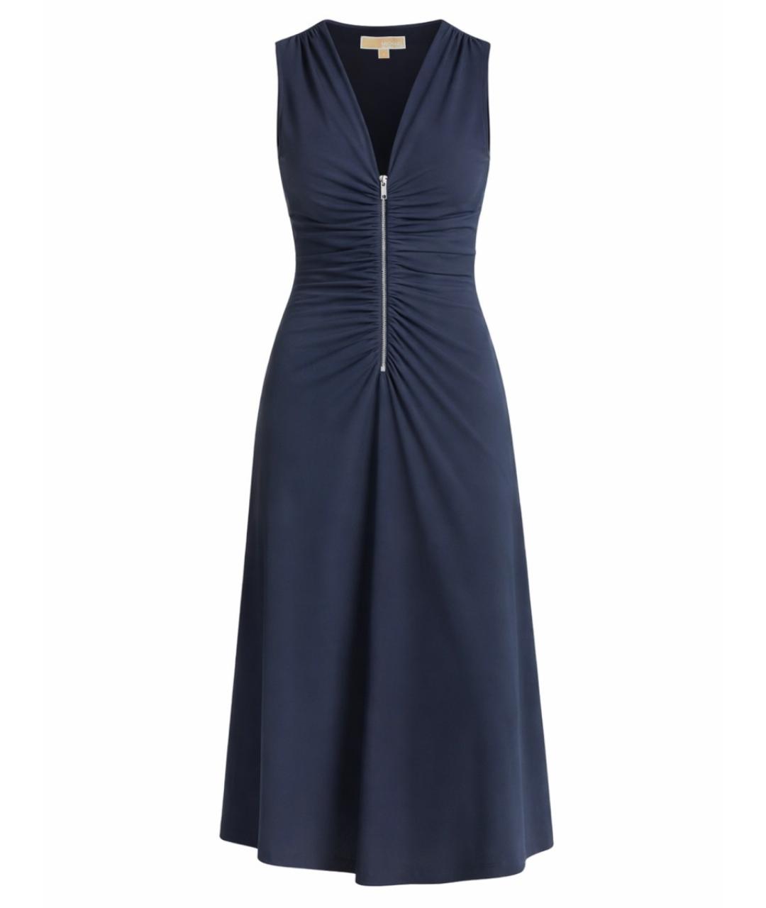 MICHAEL KORS Синее полиэстеровое повседневное платье, фото 1