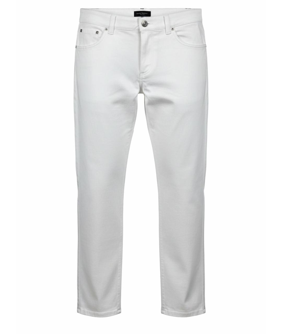 BILLIONAIRE Белые хлопко-кашемировые джинсы, фото 1