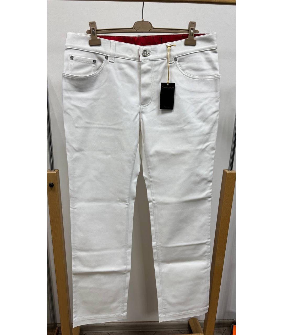 BILLIONAIRE Белые хлопко-кашемировые джинсы, фото 5