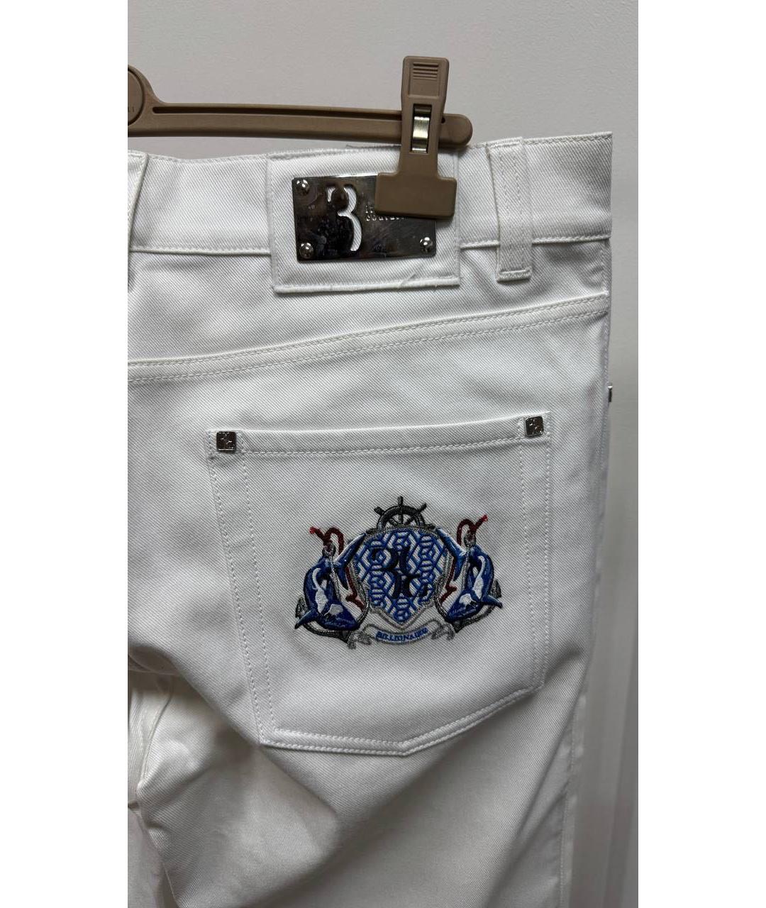 BILLIONAIRE Белые хлопко-кашемировые джинсы, фото 3