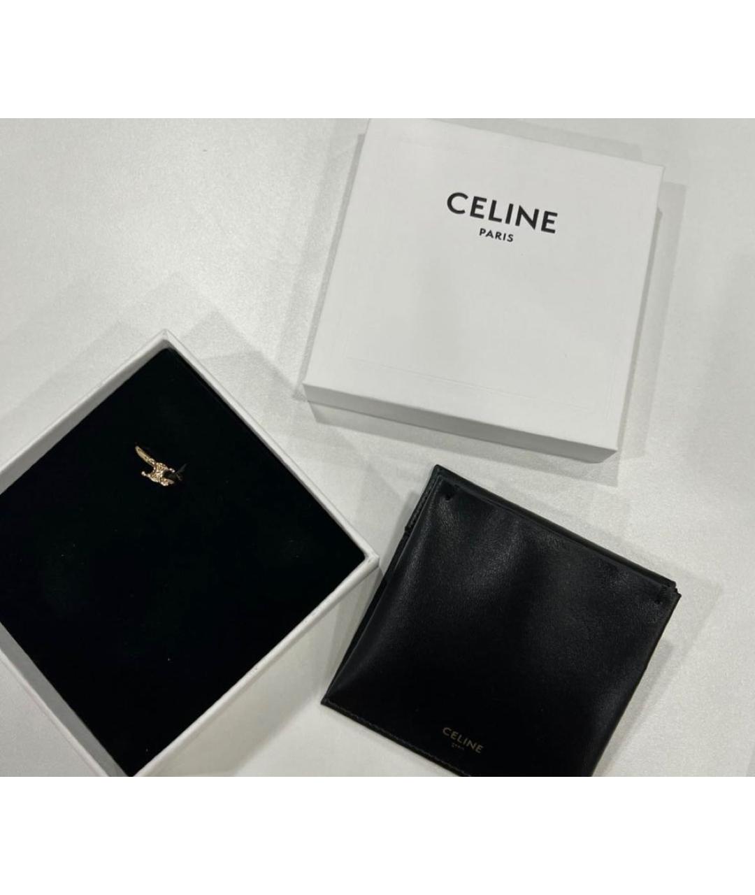 CELINE Золотое латунное кольцо, фото 3