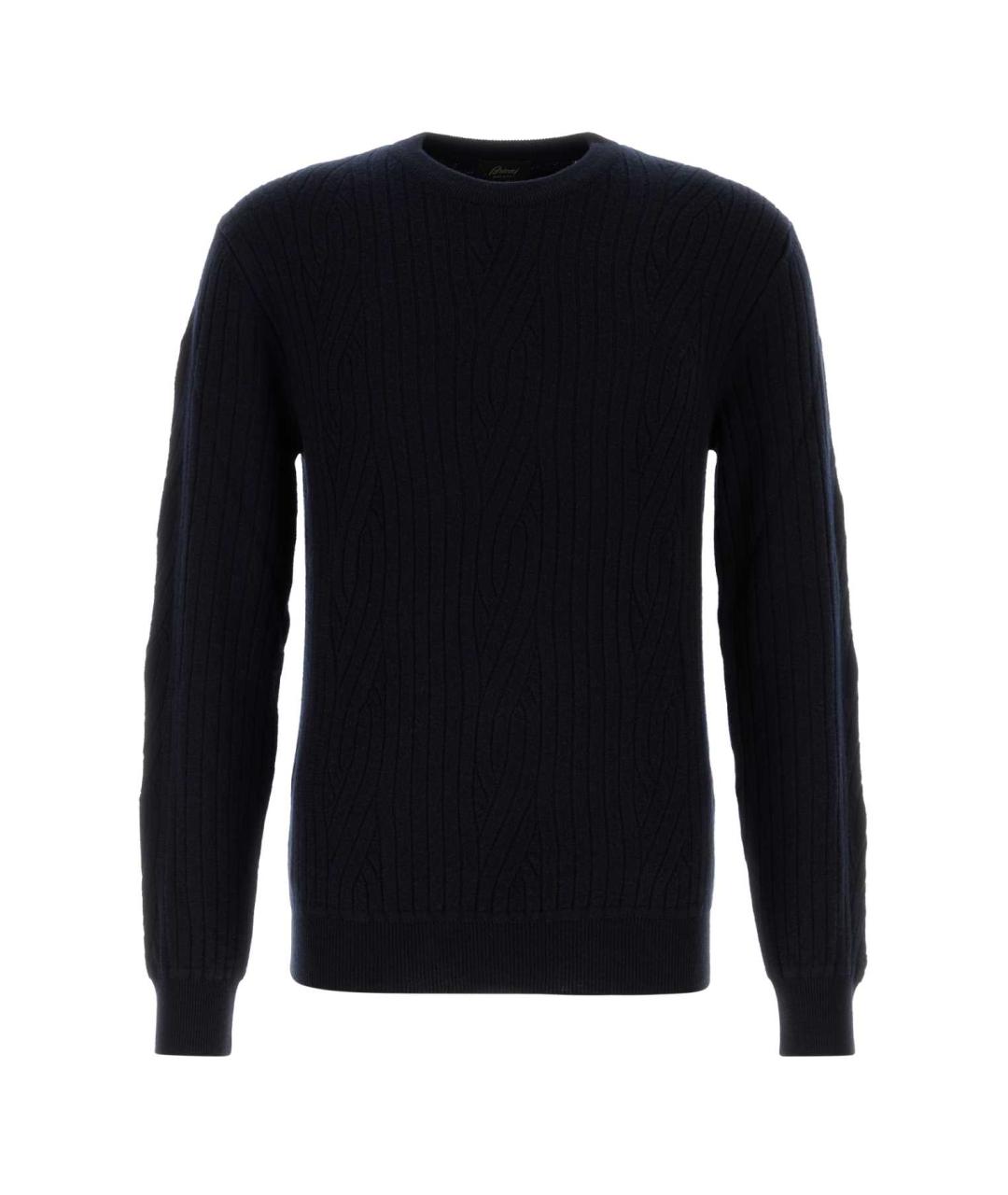 BRIONI Черный шерстяной джемпер / свитер, фото 1