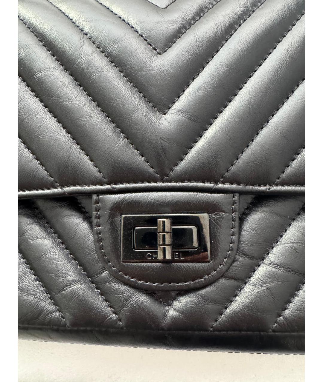 CHANEL Черная кожаная сумка через плечо, фото 3