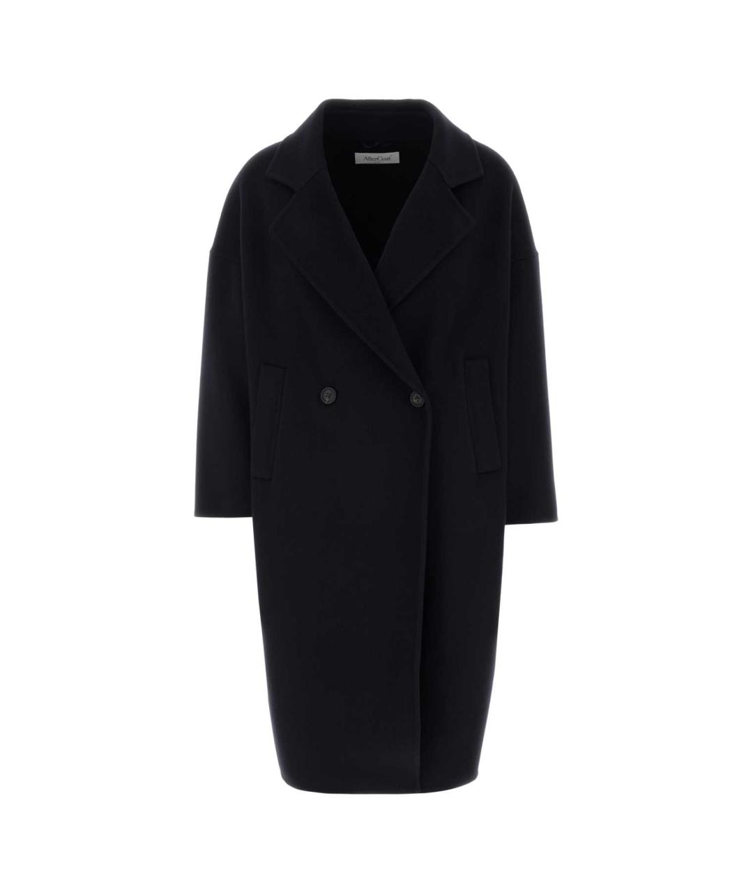 AFTERCOAT Темно-синее шерстяное пальто, фото 1