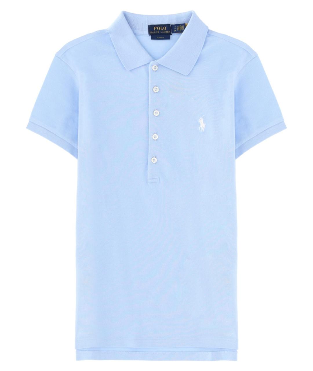 POLO RALPH LAUREN Синяя хлопковая футболка, фото 1