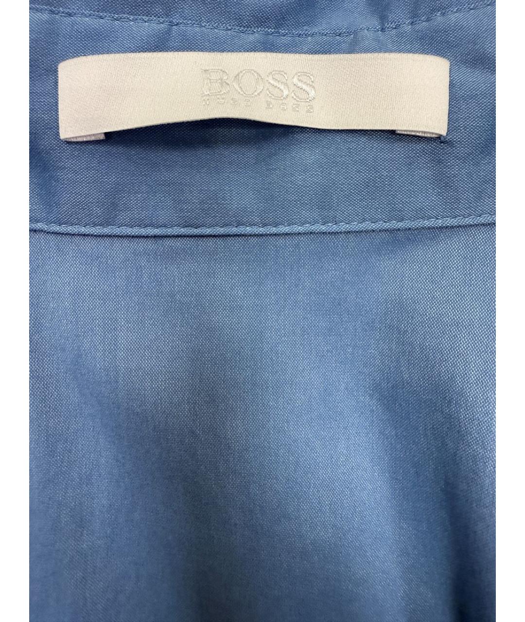 HUGO BOSS Голубая блузы, фото 3