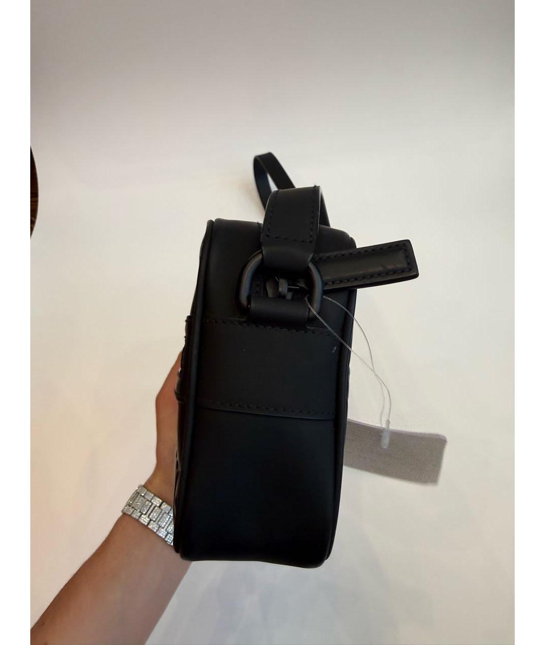 GUCCI Черная кожаная сумка на плечо, фото 4