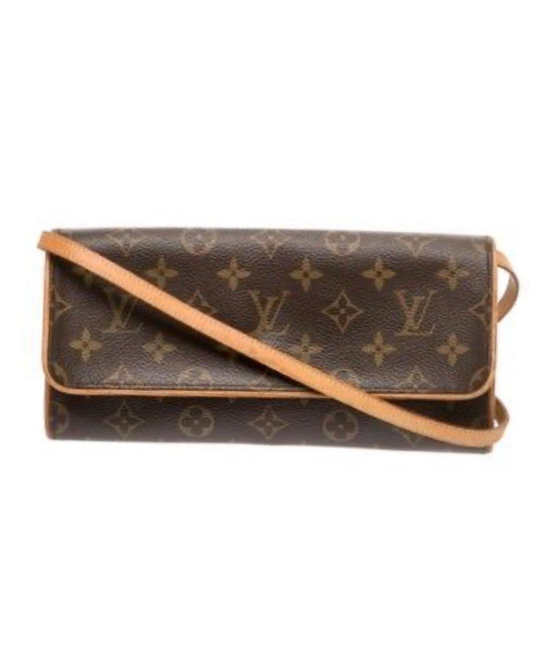LOUIS VUITTON Коричневая сумка через плечо, фото 1