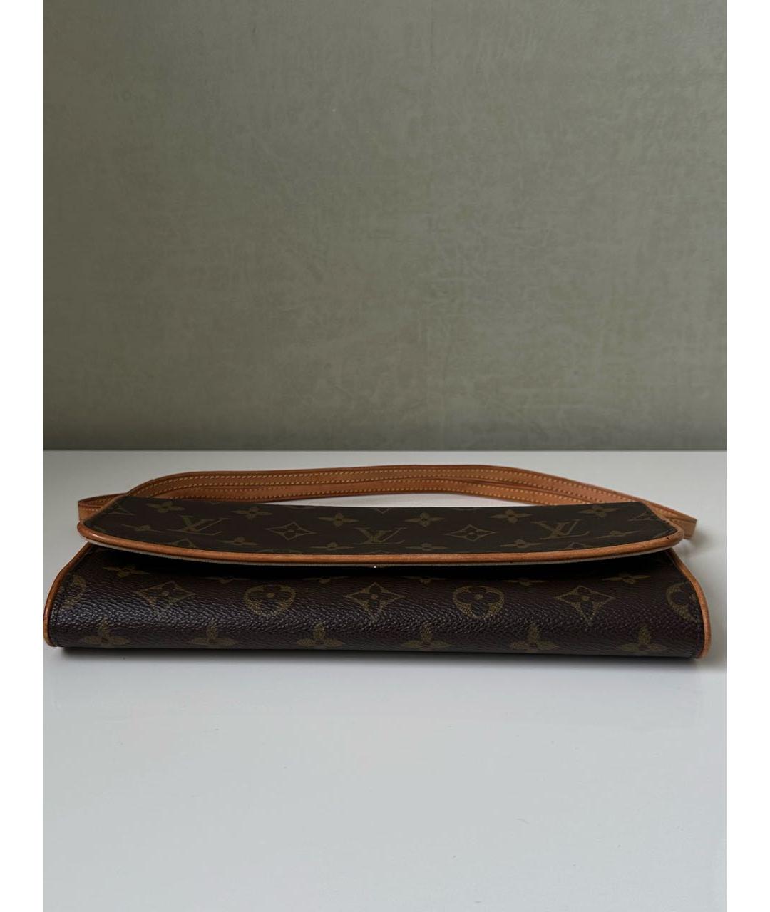 LOUIS VUITTON Коричневая сумка через плечо, фото 3