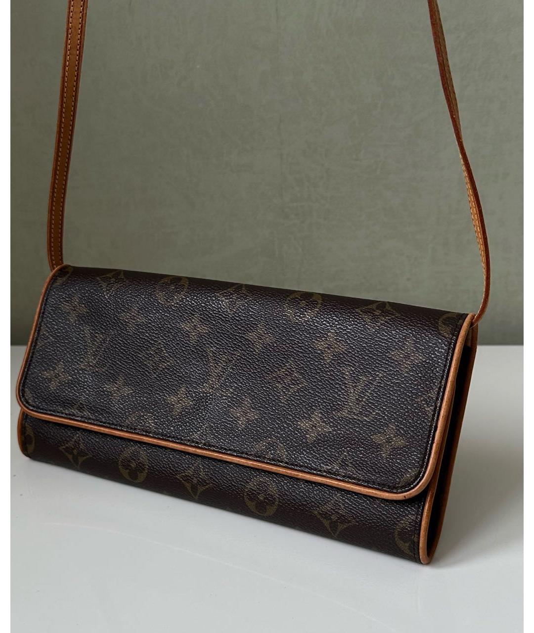 LOUIS VUITTON Коричневая сумка через плечо, фото 2