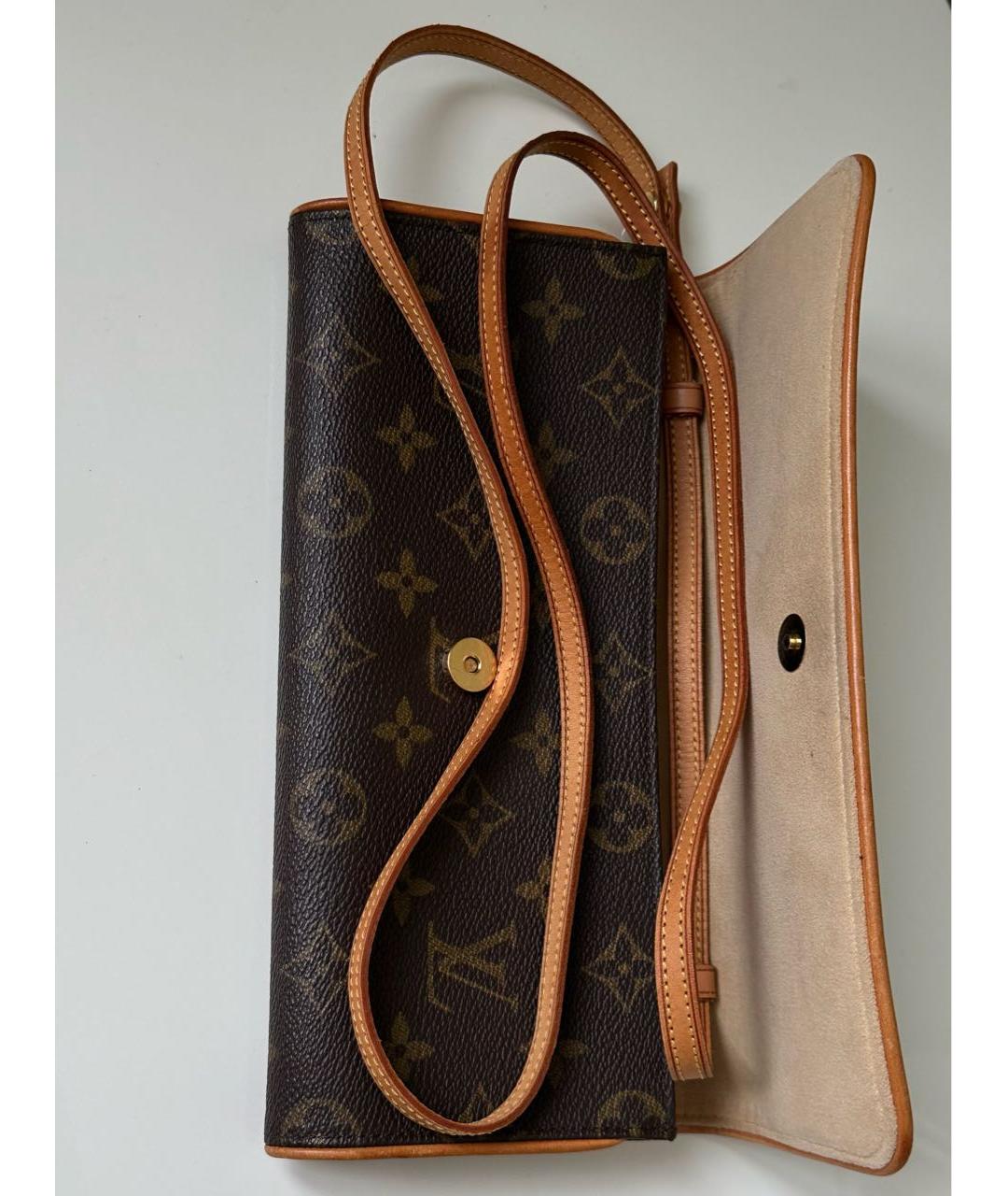 LOUIS VUITTON Коричневая сумка через плечо, фото 8