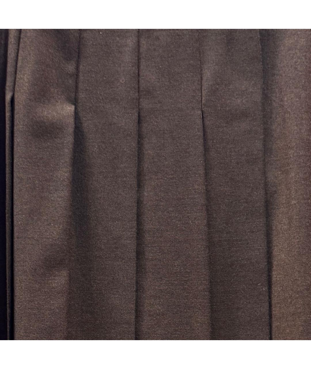 WEEKEND MAX MARA Коричневая шерстяная юбка миди, фото 4