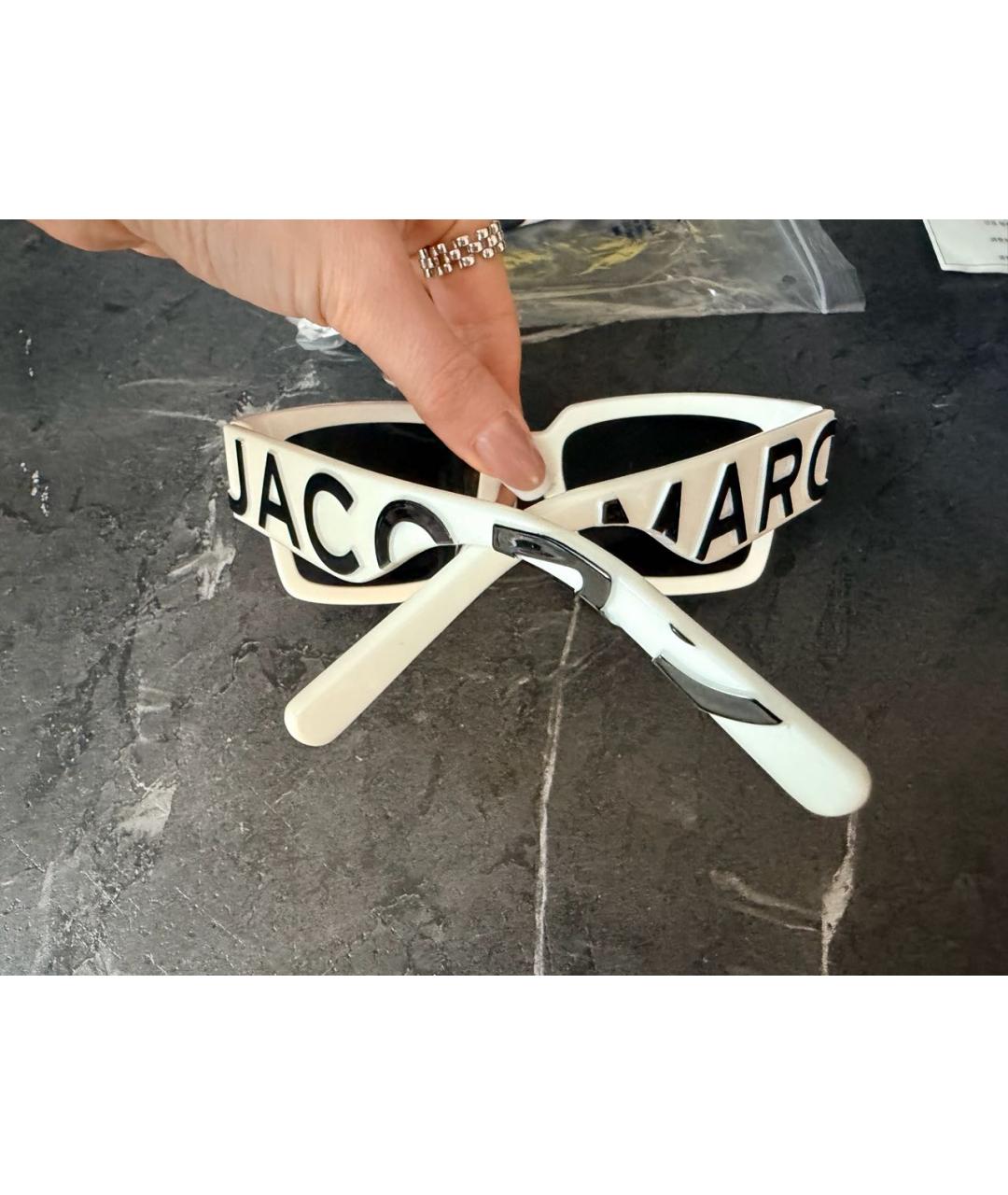 MARC JACOBS Белые пластиковые солнцезащитные очки, фото 5