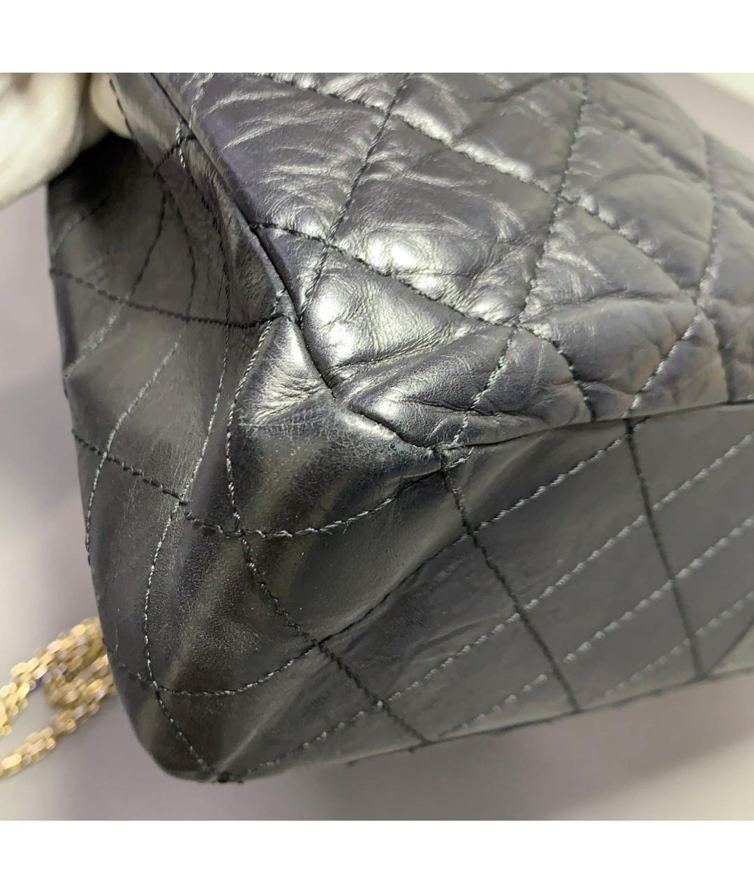 CHANEL Черная кожаная сумка через плечо, фото 5