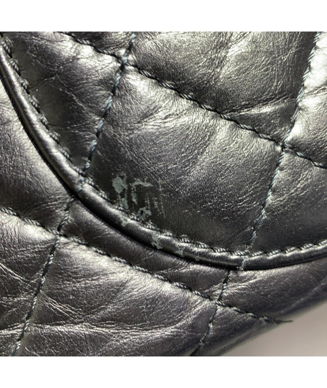 CHANEL Черная кожаная сумка через плечо, фото 6