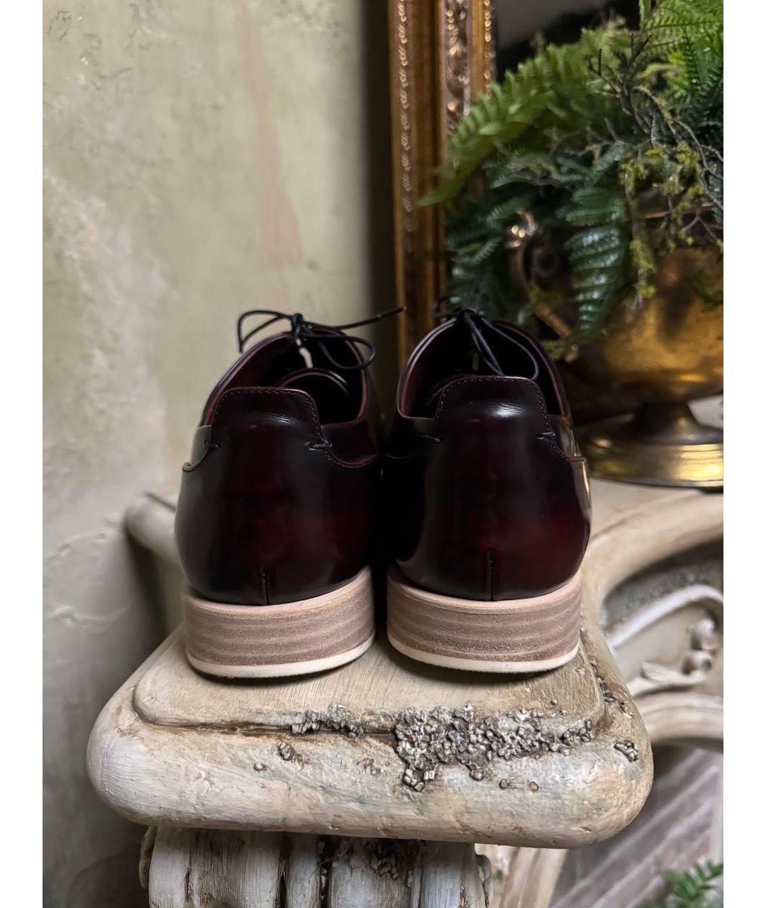 LOUIS VUITTON Коричневые кожаные туфли, фото 4