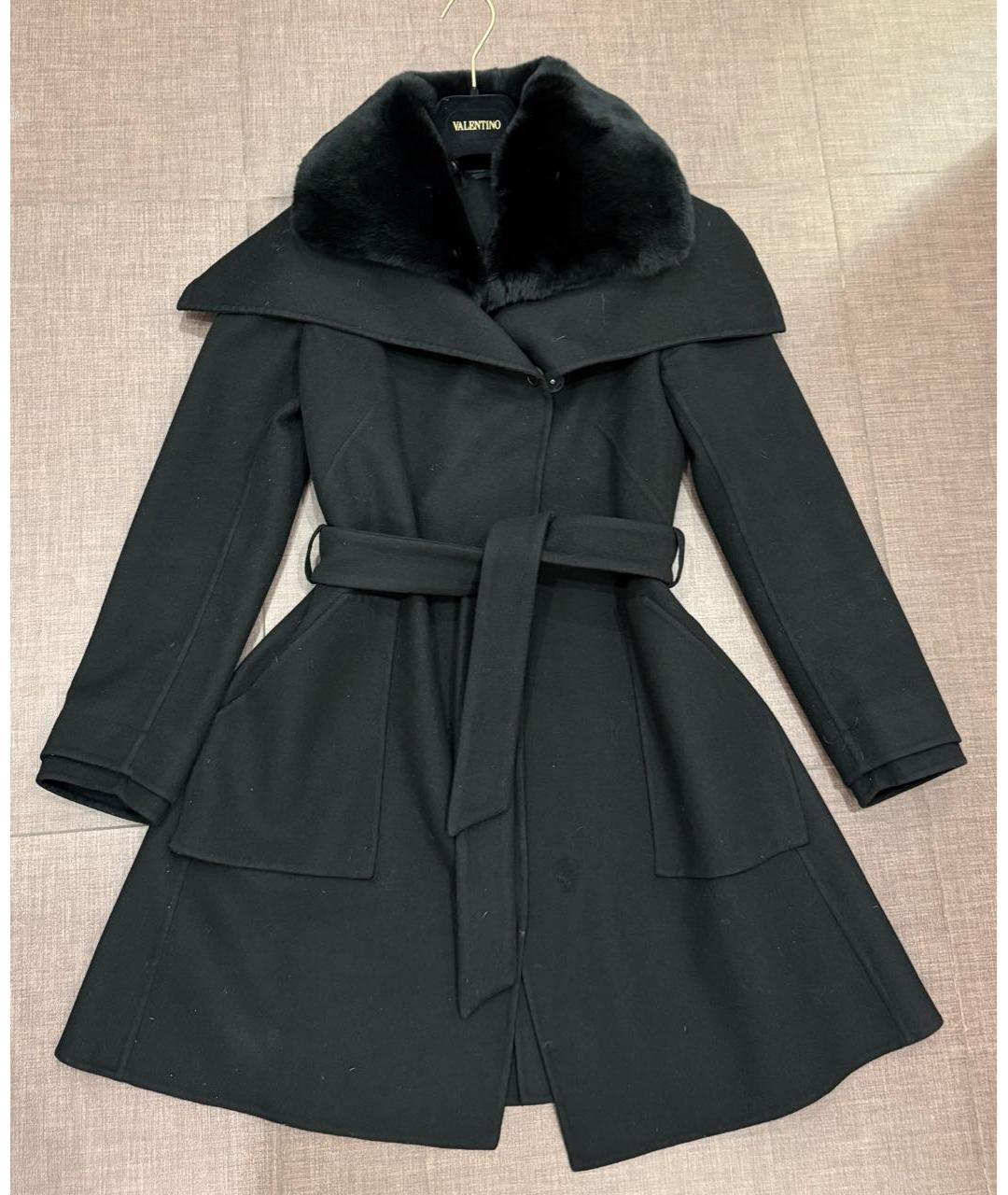 GIORGIO ARMANI Черное шерстяное пальто, фото 9