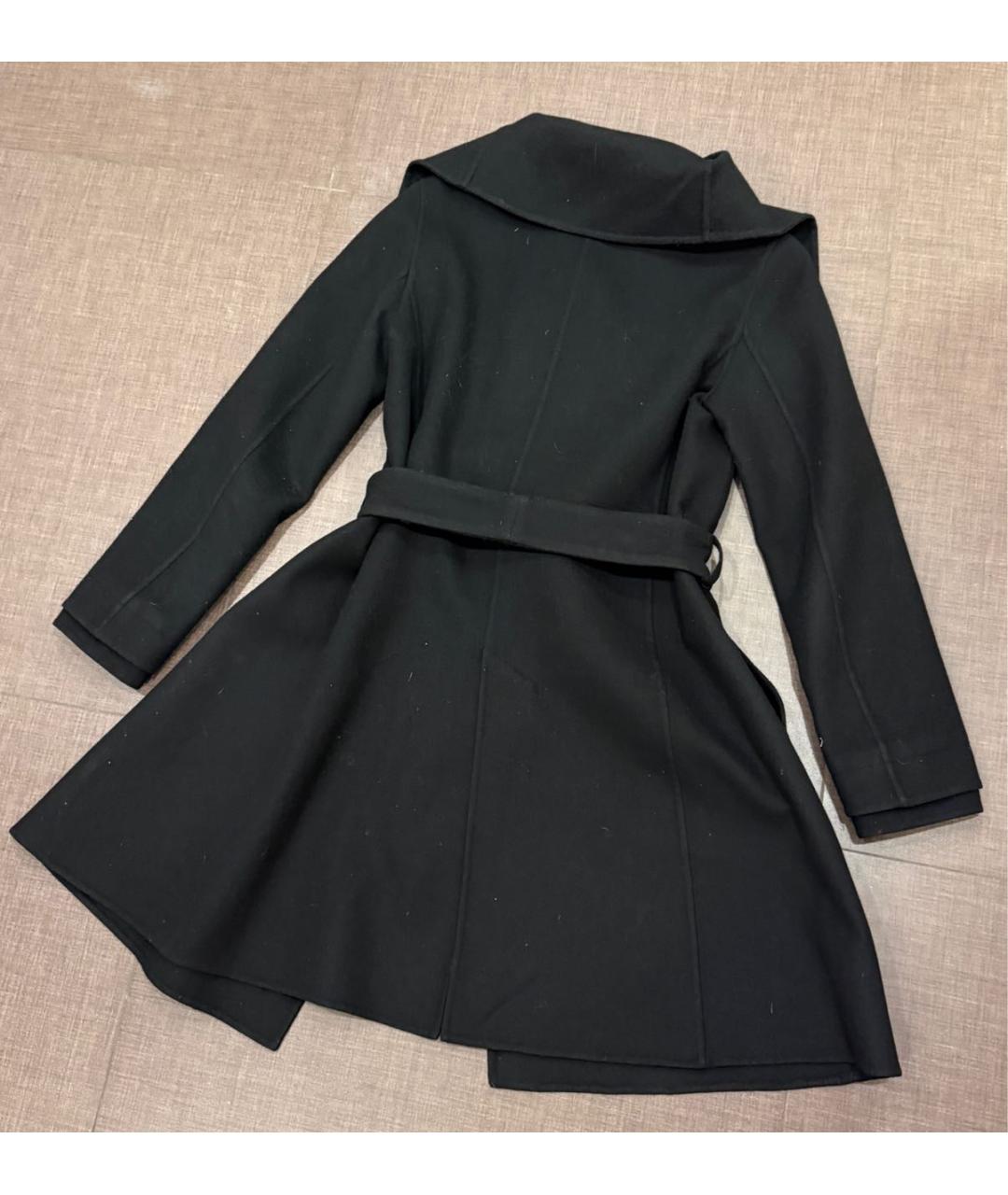 GIORGIO ARMANI Черное шерстяное пальто, фото 4