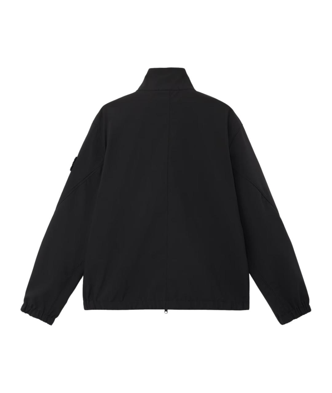 STONE ISLAND Черная полиэстеровая куртка, фото 2