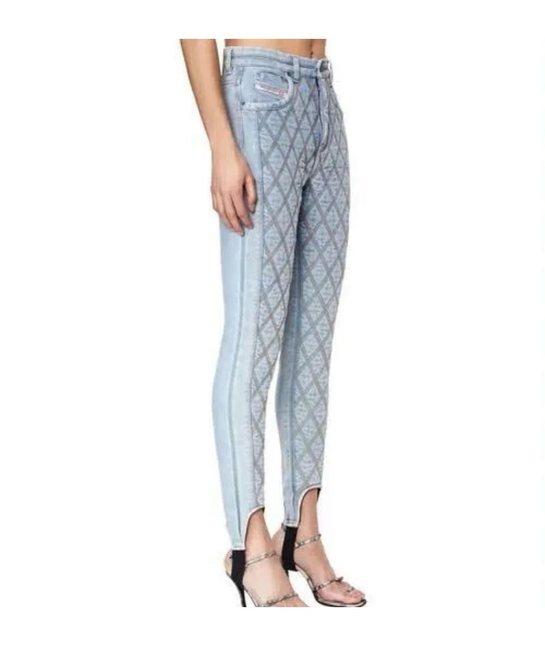 DIESEL Синие хлопковые джинсы слим, фото 4