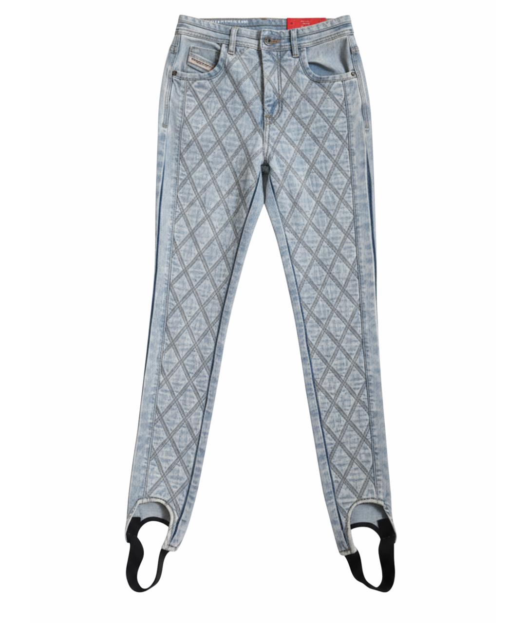 DIESEL Синие хлопковые джинсы слим, фото 1