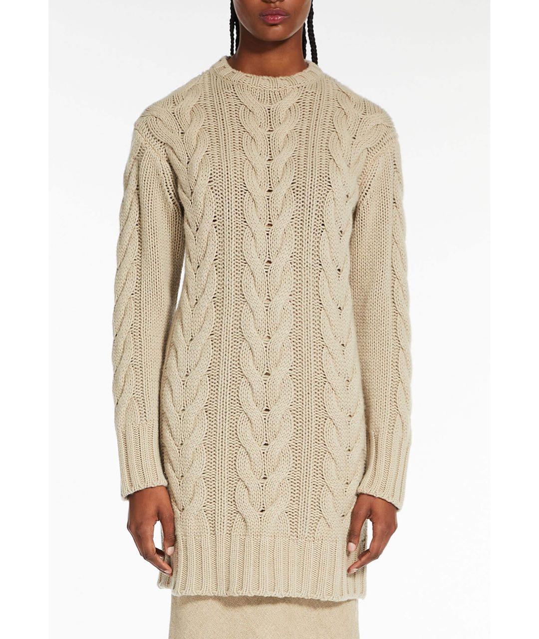 MAX MARA Бежевое платье, фото 3