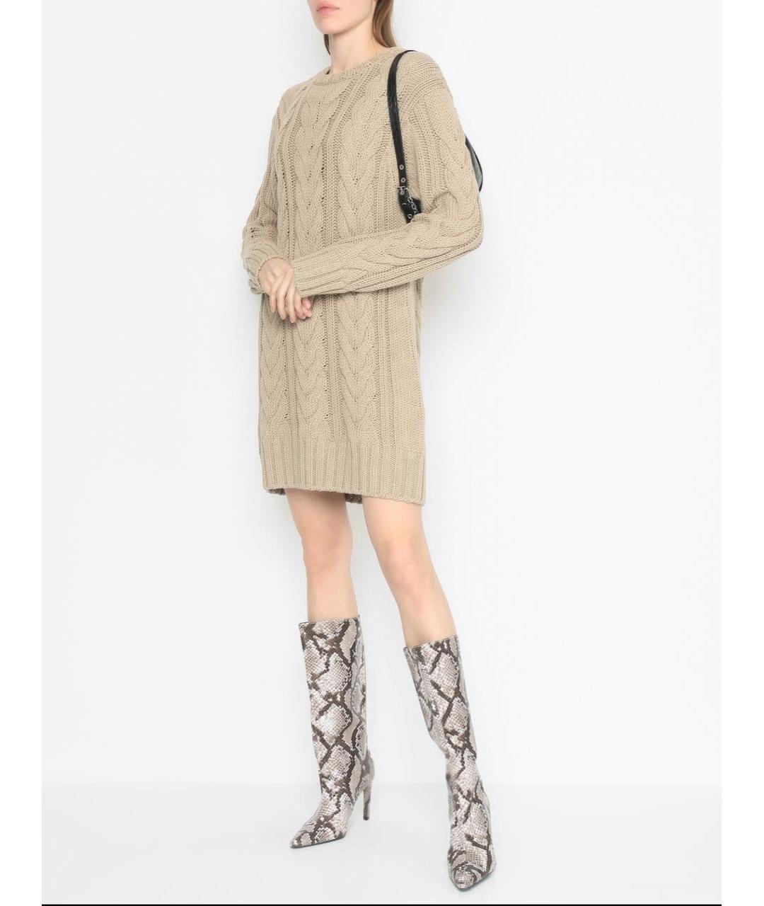 MAX MARA Бежевое платье, фото 4