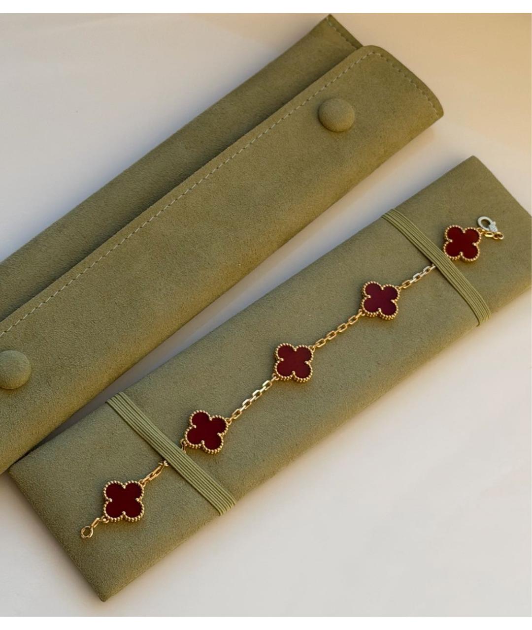 VAN CLEEF & ARPELS Красный браслет из розового золота, фото 2