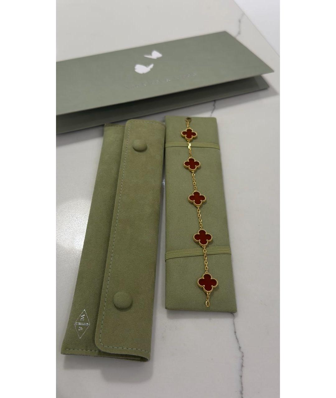 VAN CLEEF & ARPELS Красный браслет из розового золота, фото 3