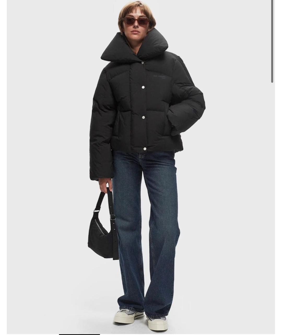 AXEL ARIGATO Черный полиэстеровый пуховик, фото 8