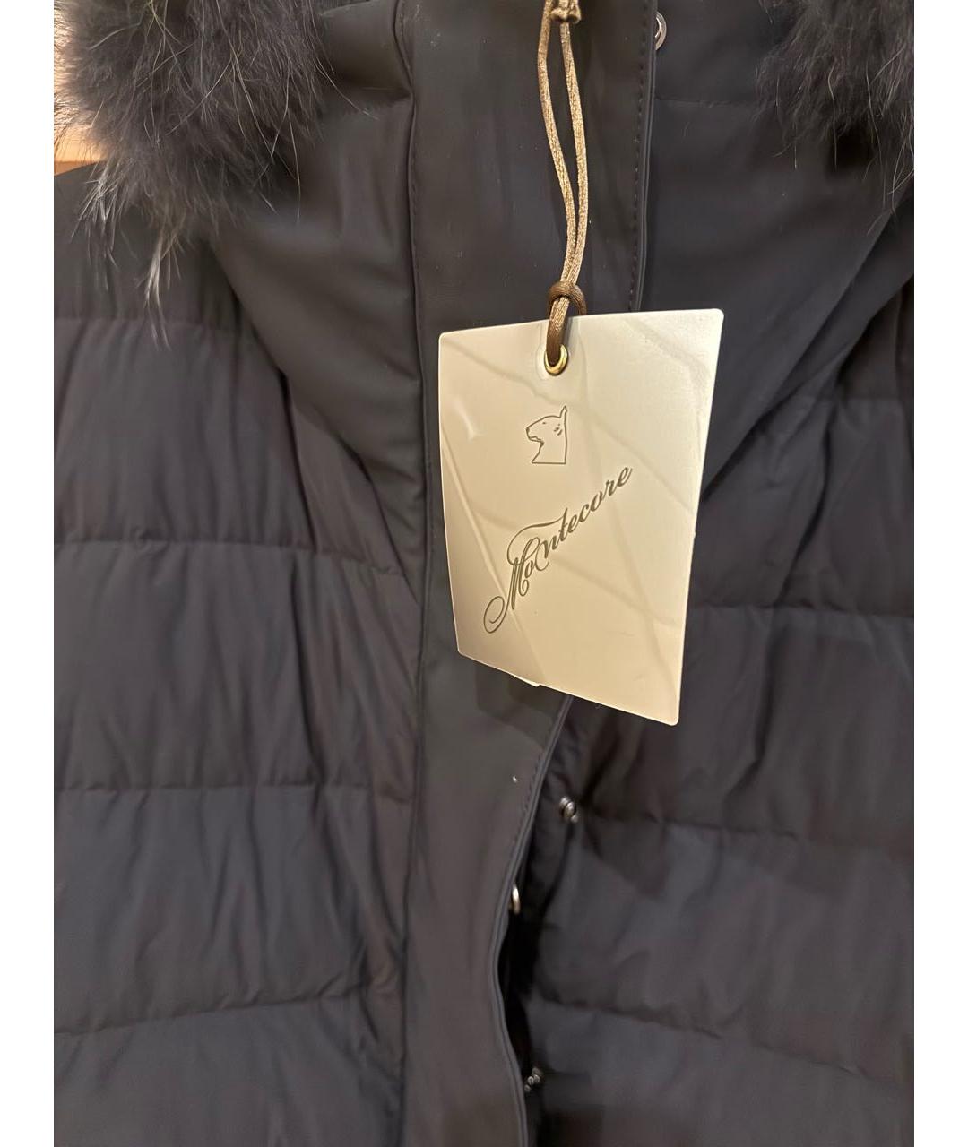 MONTECORE Черный полиамидовый пуховик, фото 4