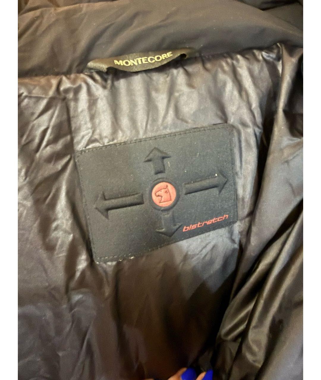 MONTECORE Черный полиамидовый пуховик, фото 3