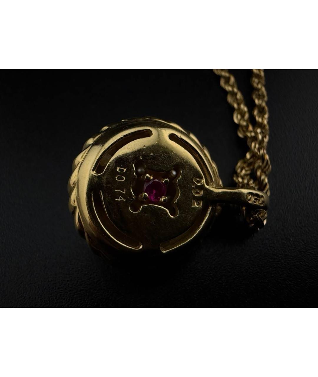 CELINE Золотой комплект из желтого золота, фото 7