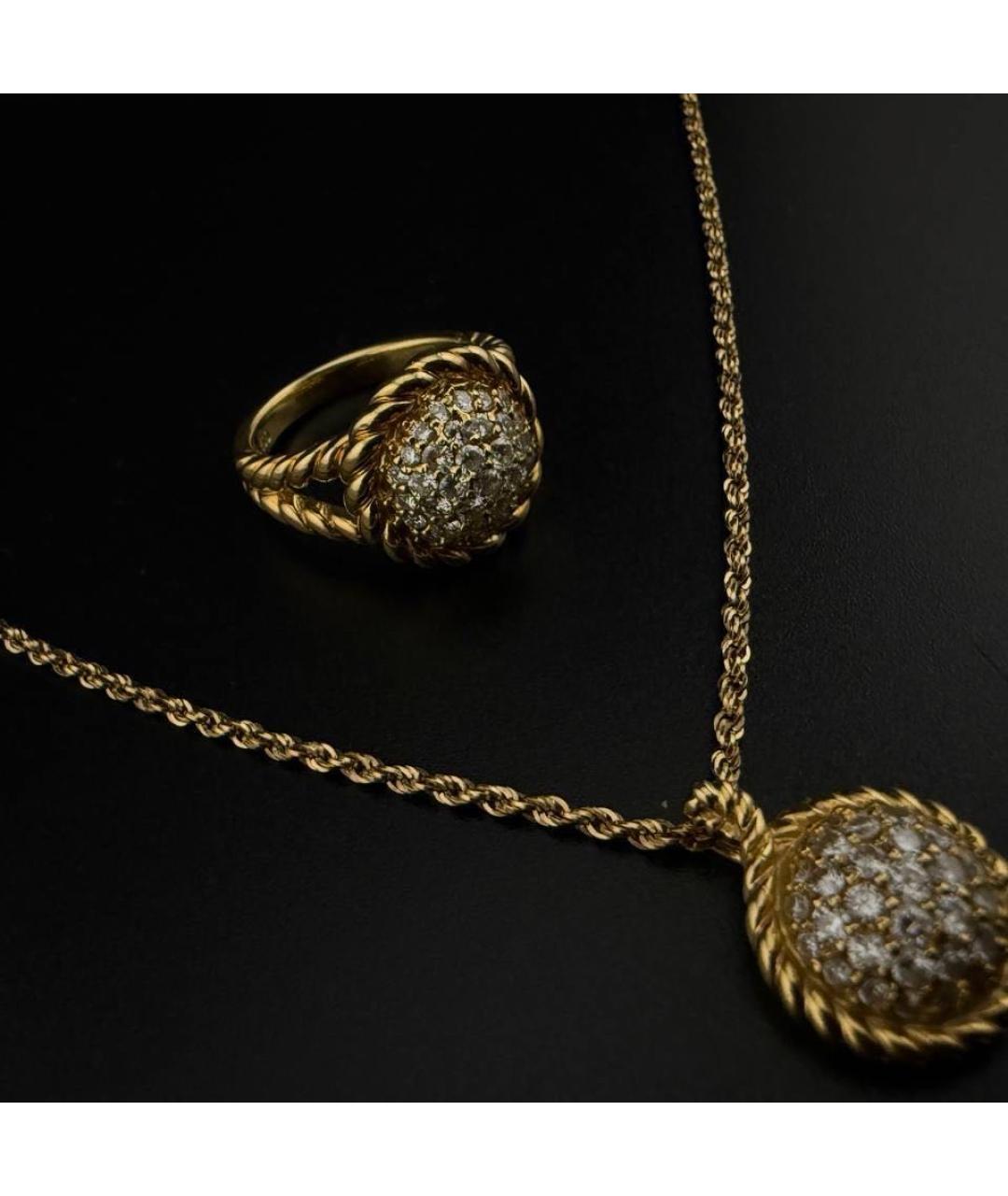 CELINE Золотой комплект из желтого золота, фото 9