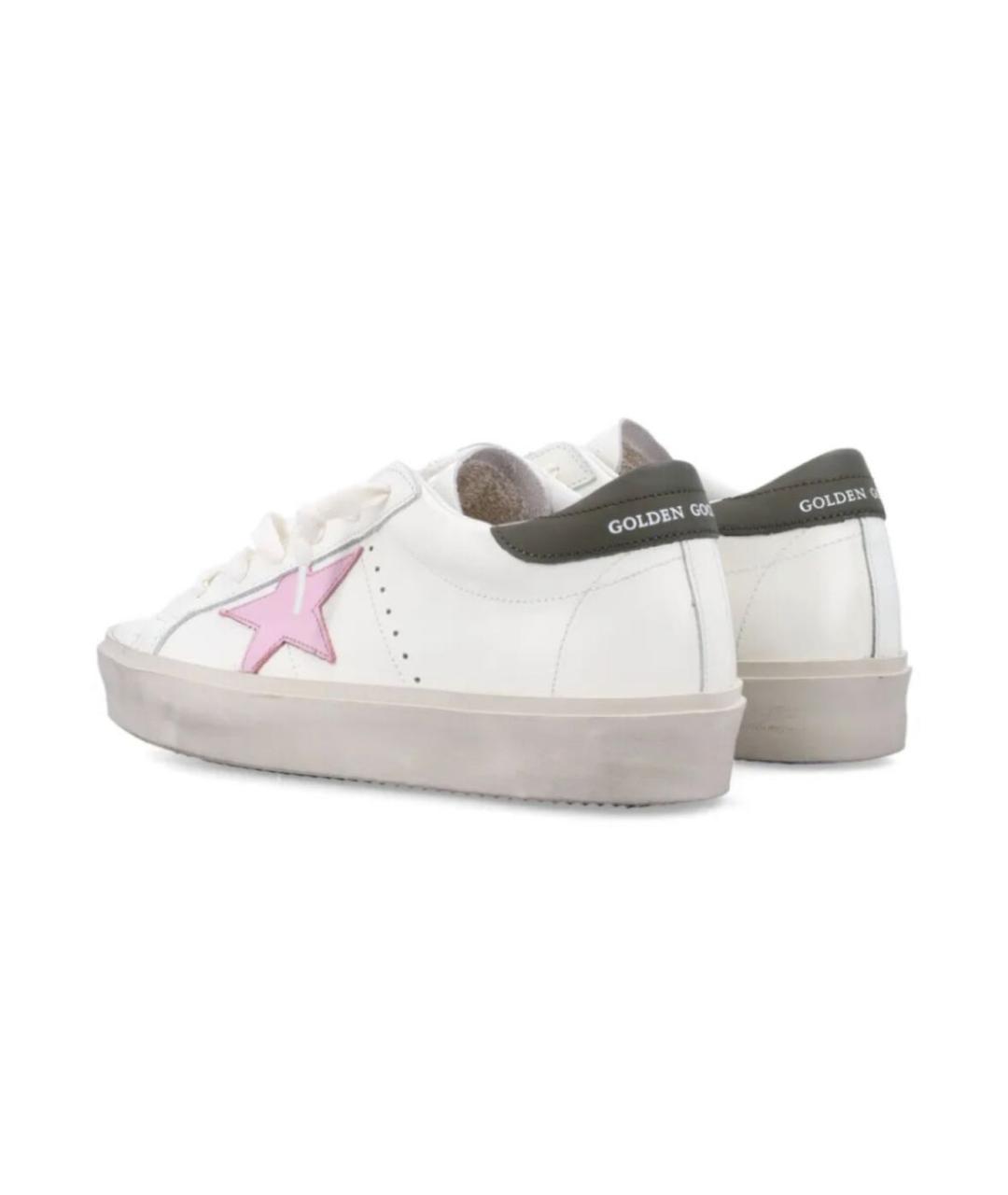 GOLDEN GOOSE DELUXE BRAND Белые кожаные кеды, фото 2