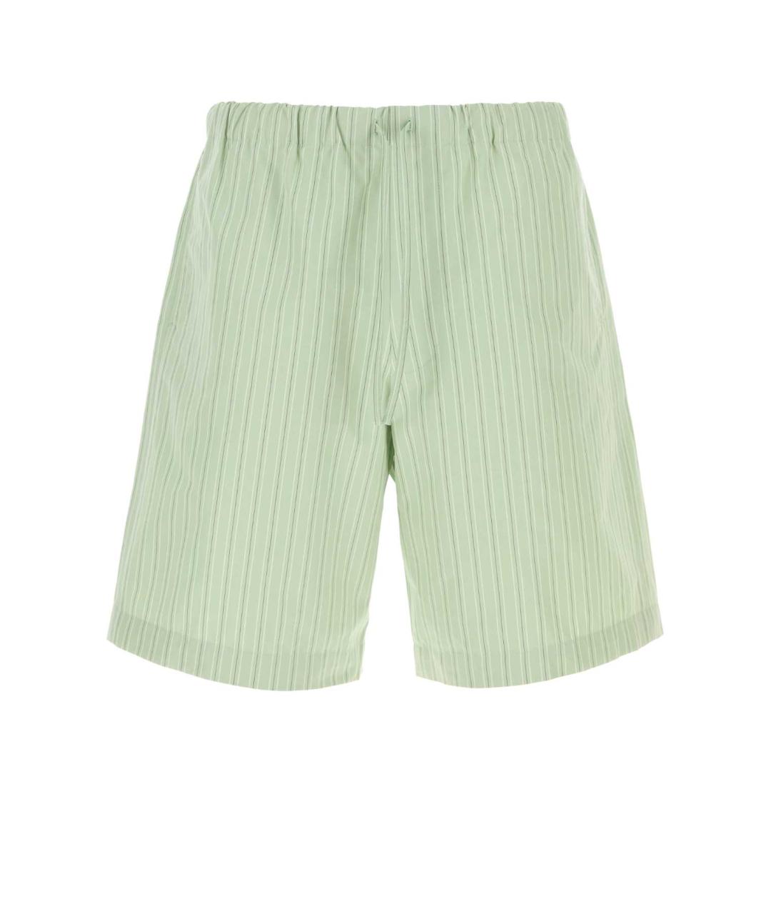 DRIES VAN NOTEN Зеленые хлопковые шорты, фото 1