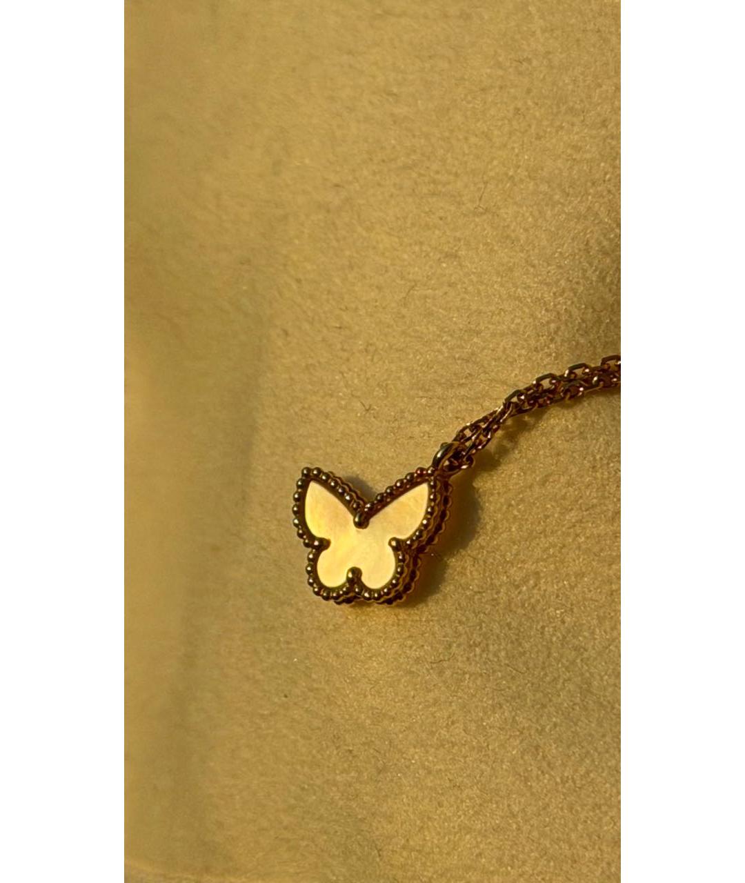 VAN CLEEF & ARPELS Белая подвеска из желтого золота, фото 6