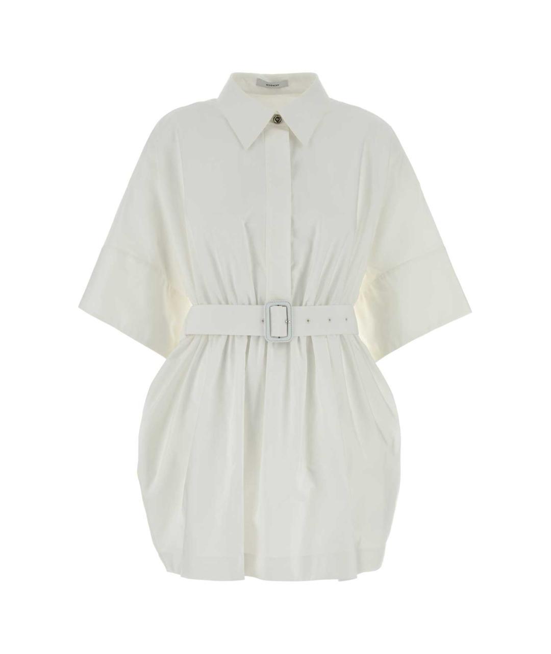 GIVENCHY Белое хлопковое повседневное платье, фото 1