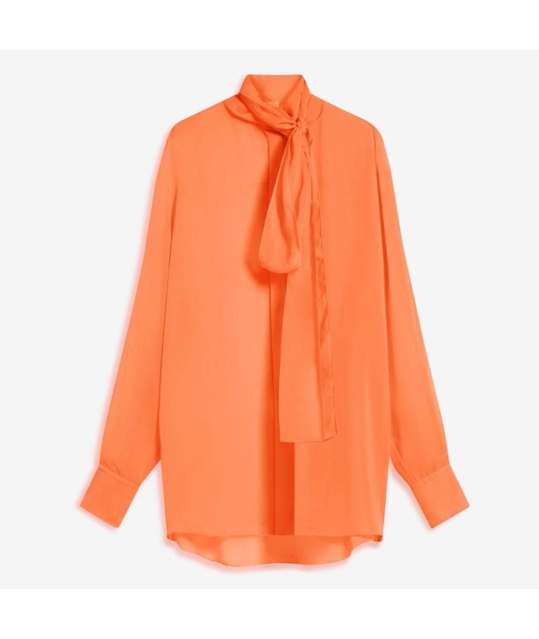 SPORTMAX Оранжевая блузы, фото 4