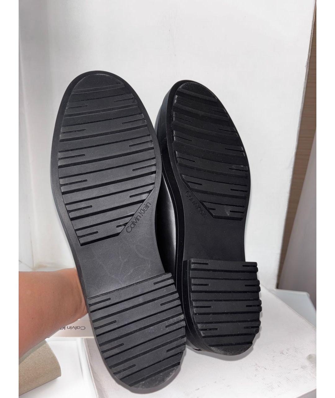 CALVIN KLEIN Черные резиновые полусапоги, фото 7