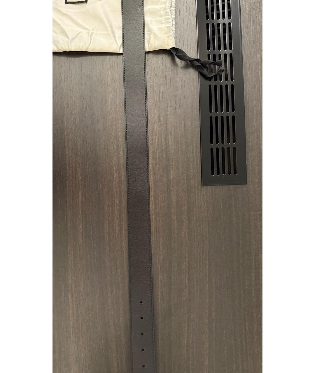 GUCCI Черный кожаный ремень, фото 6